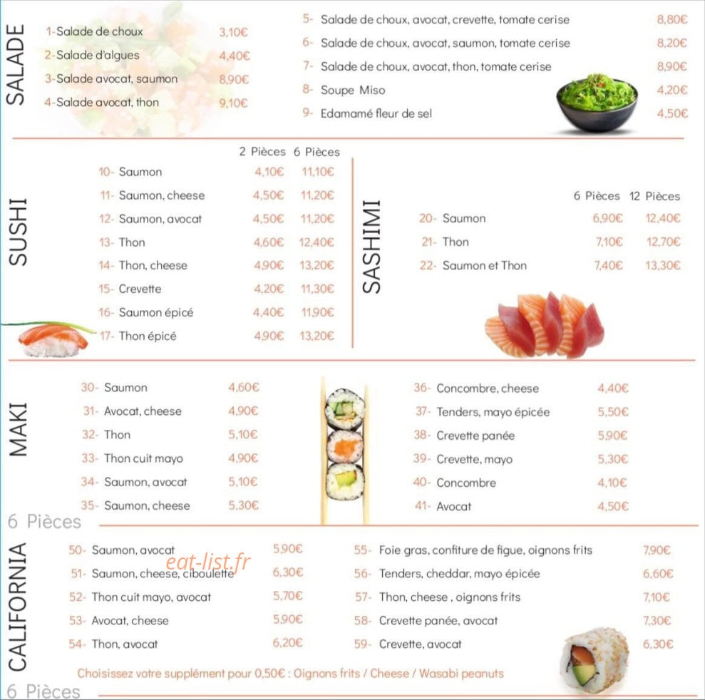 Sushi Pearl — carte page 2