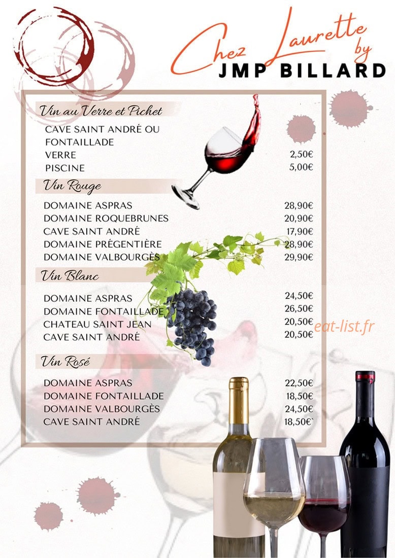 JMP Billard - Chez Laurette — carte page 3