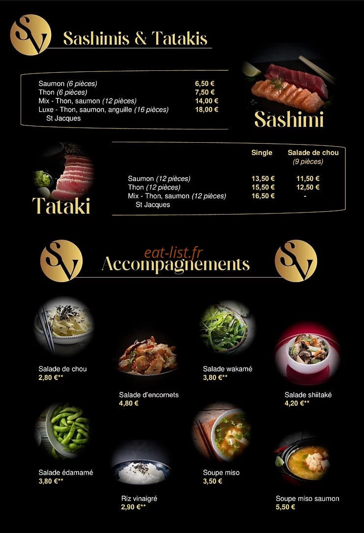 Sush'in Vogue — carte page 5
