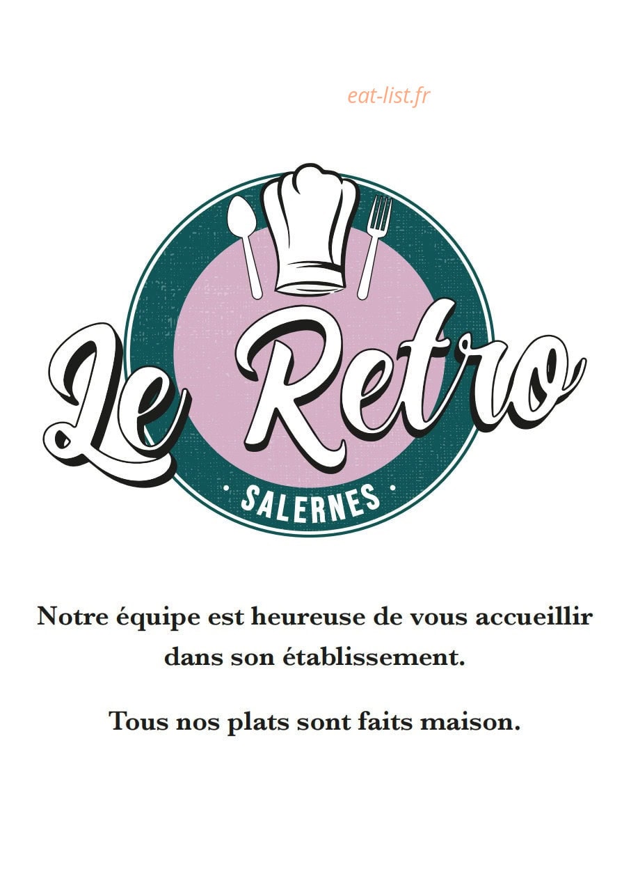 Le Retro — carte page 1