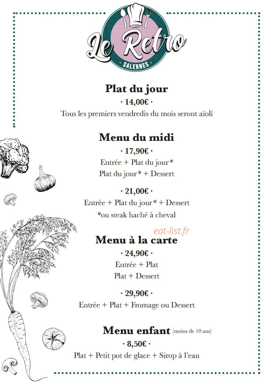 Le Retro — carte page 3
