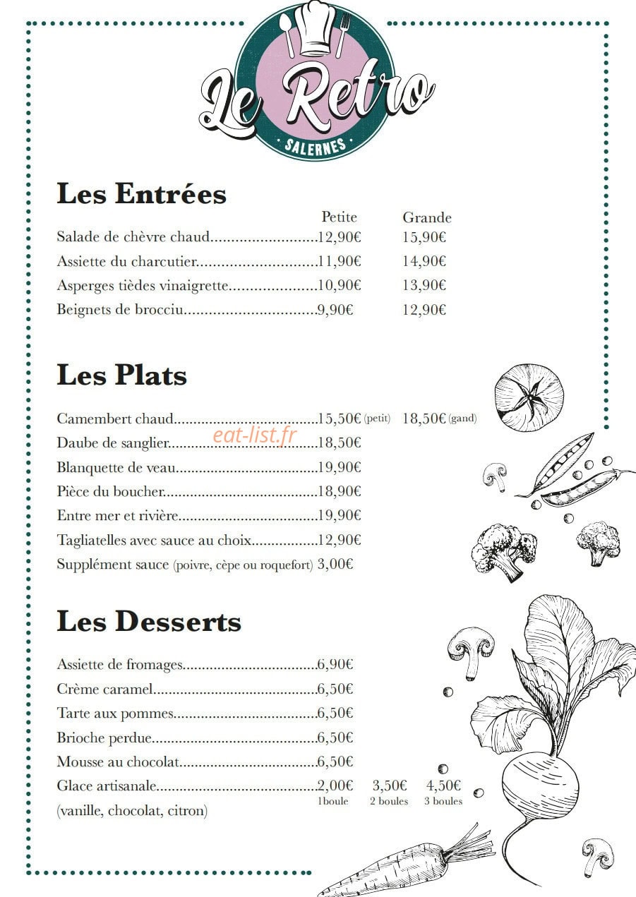 Le Retro — carte page 2