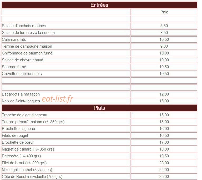 Les Pins Tranquilles — carte page 2