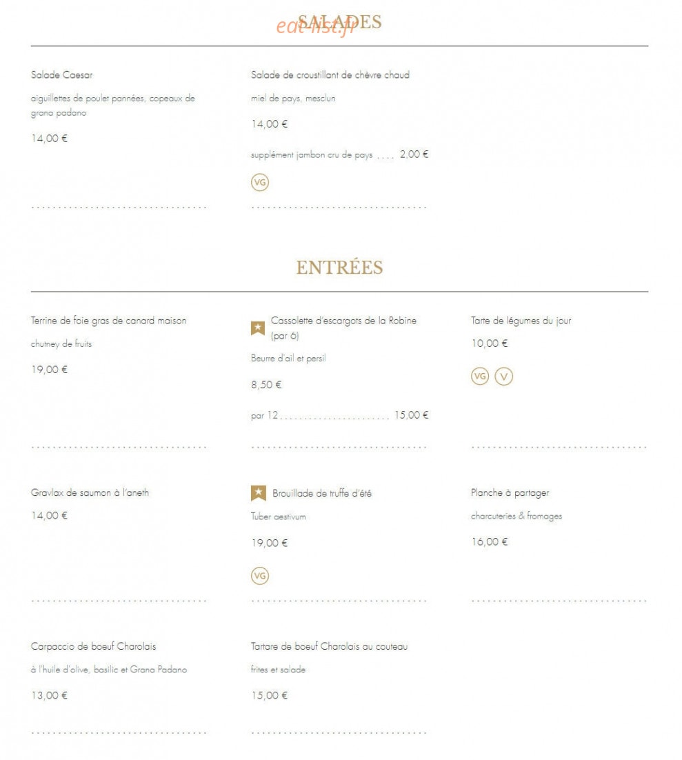 Sous les Platanes — carte page 1