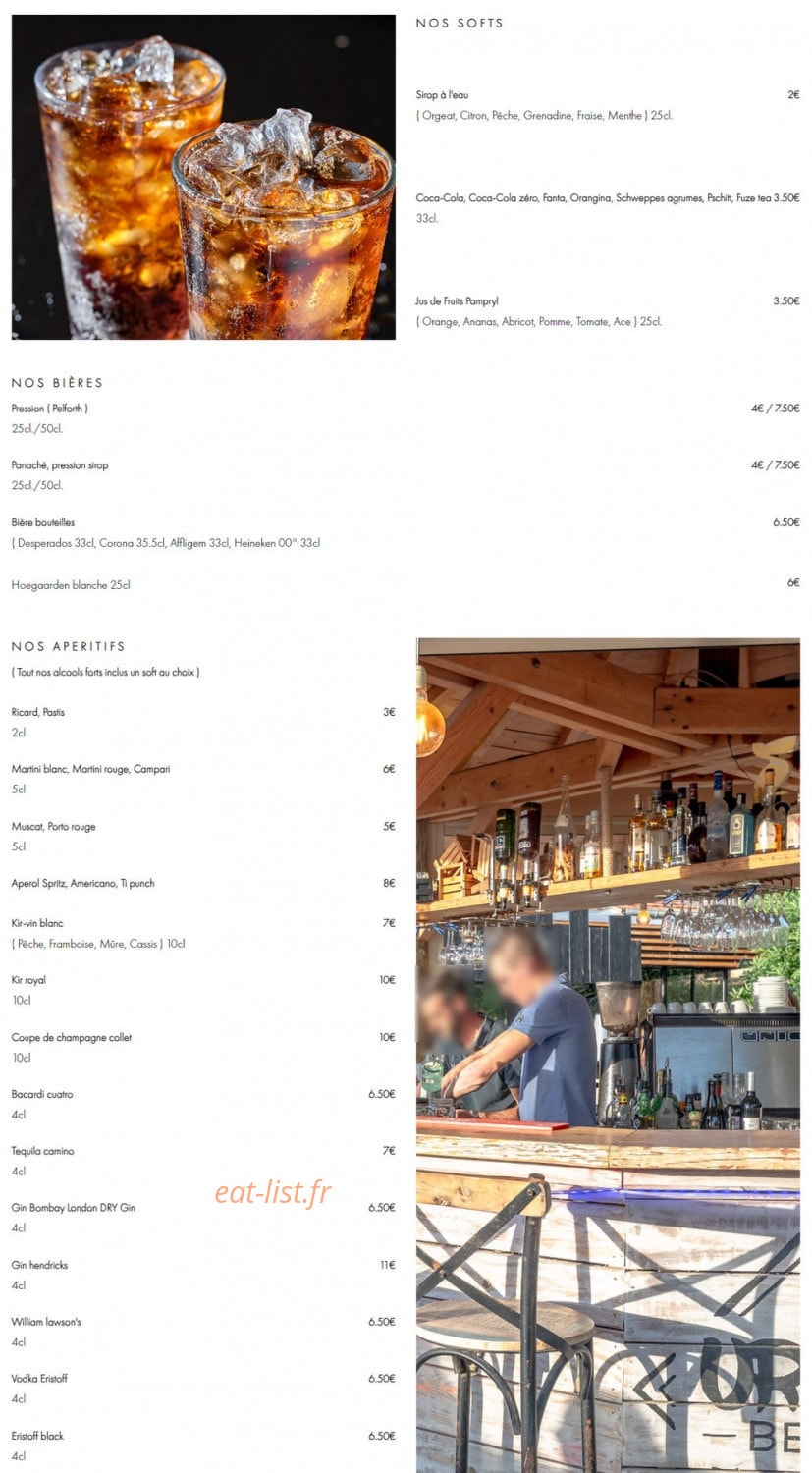 Urban Beach — carte page 6