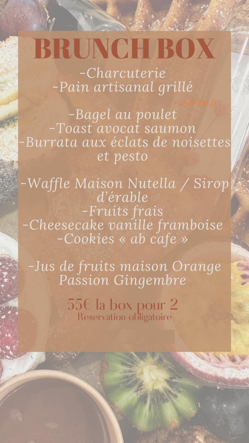 AB Café — carte page 1