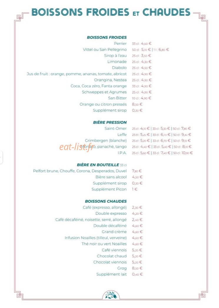 Auberge de la Rade — carte page 6