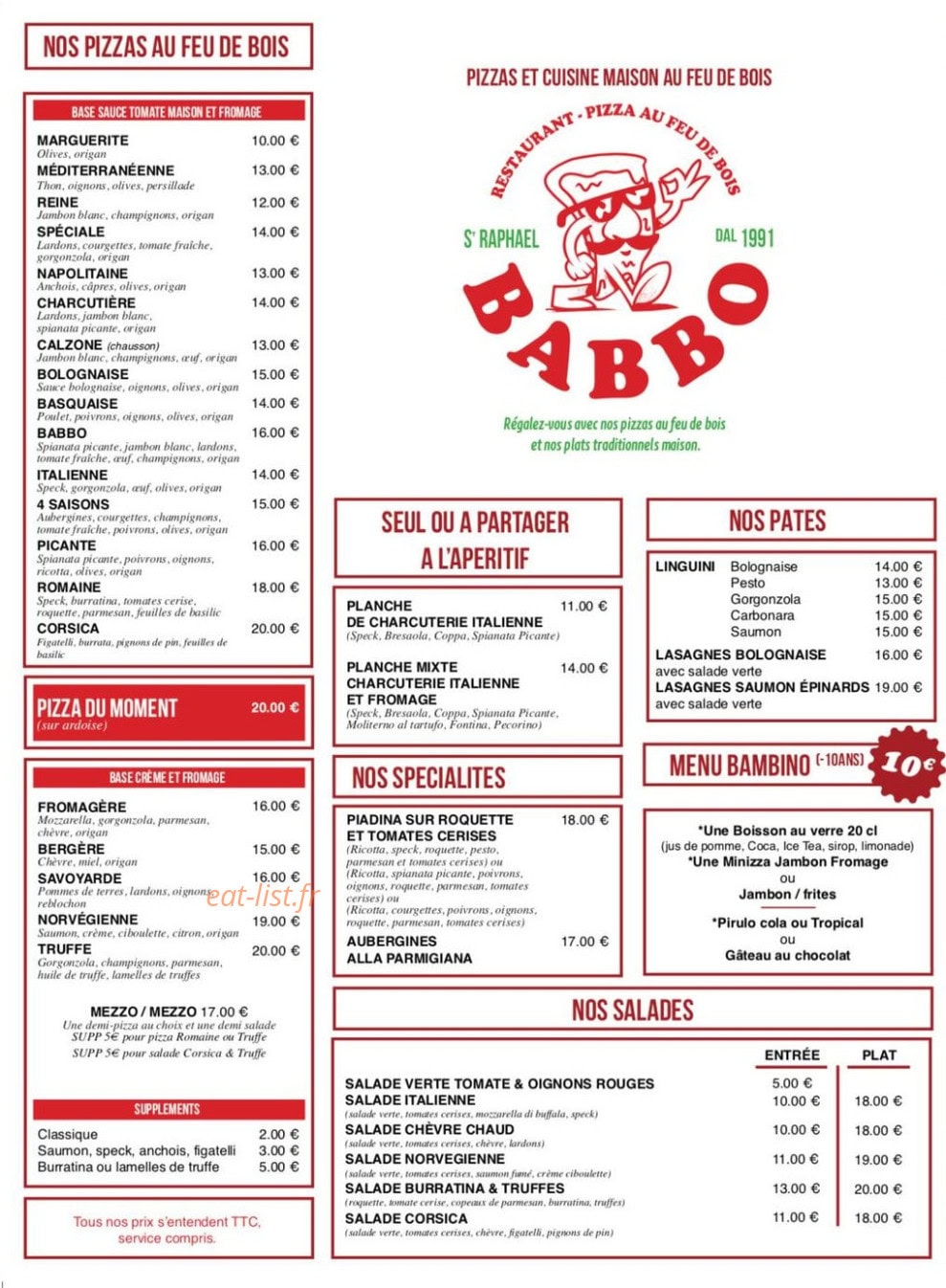 Babbo — carte page 1
