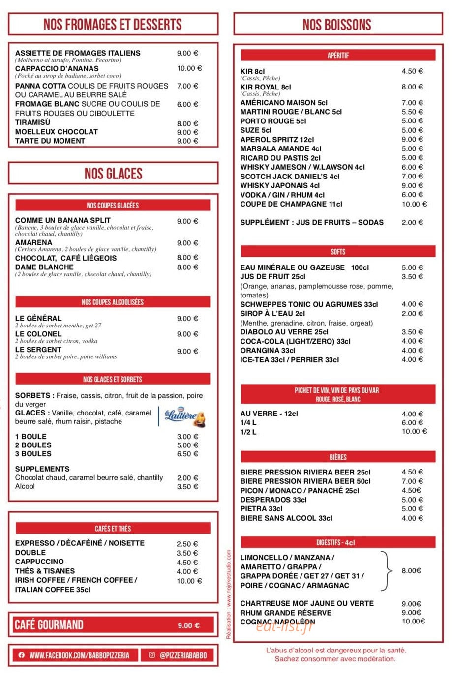 Babbo — carte page 2