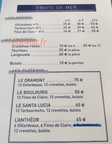 Bistrot Loudet — carte page 5