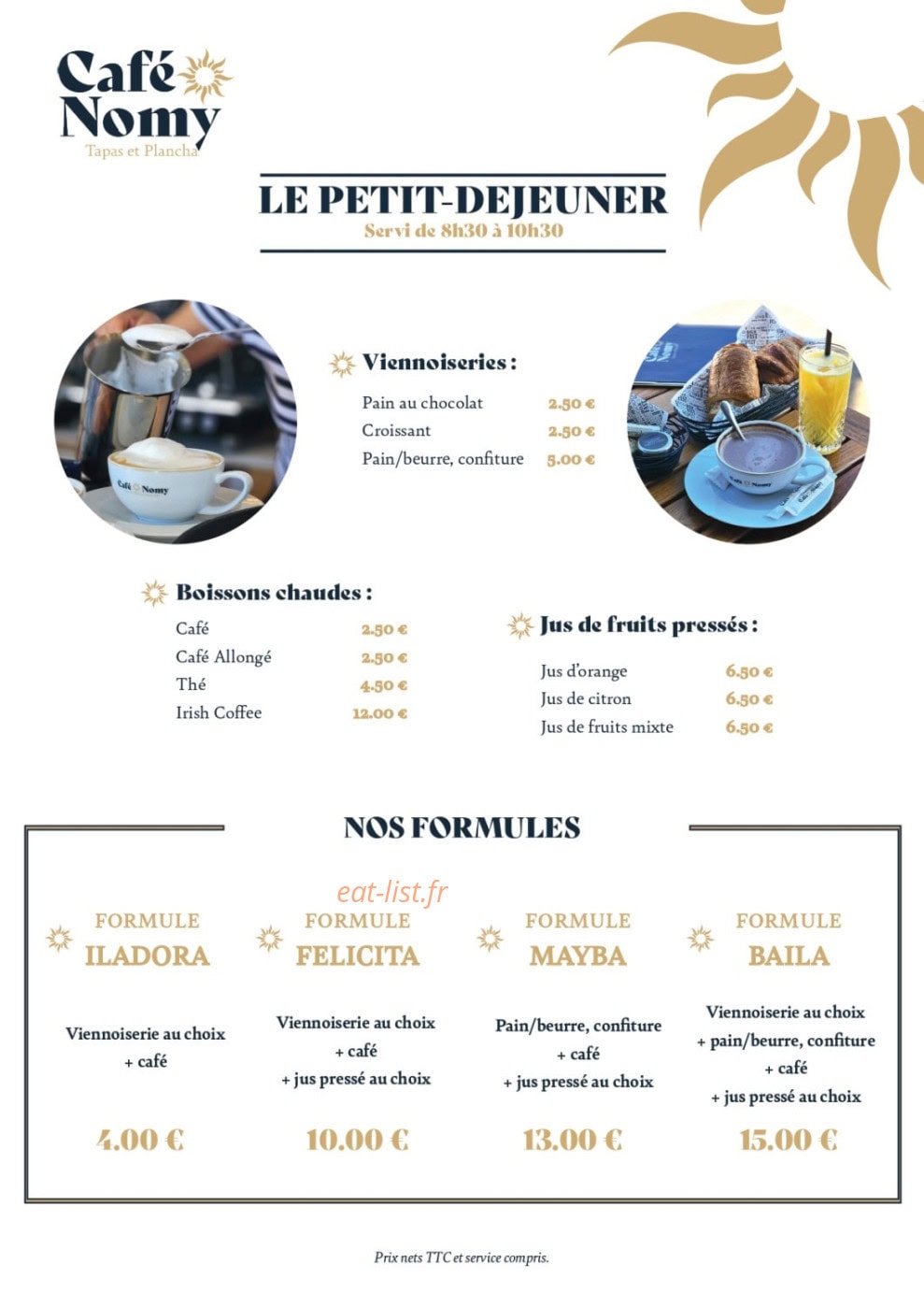 Café Nomy — carte page 3