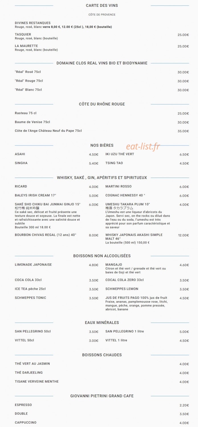 Chez Noï — carte page 7