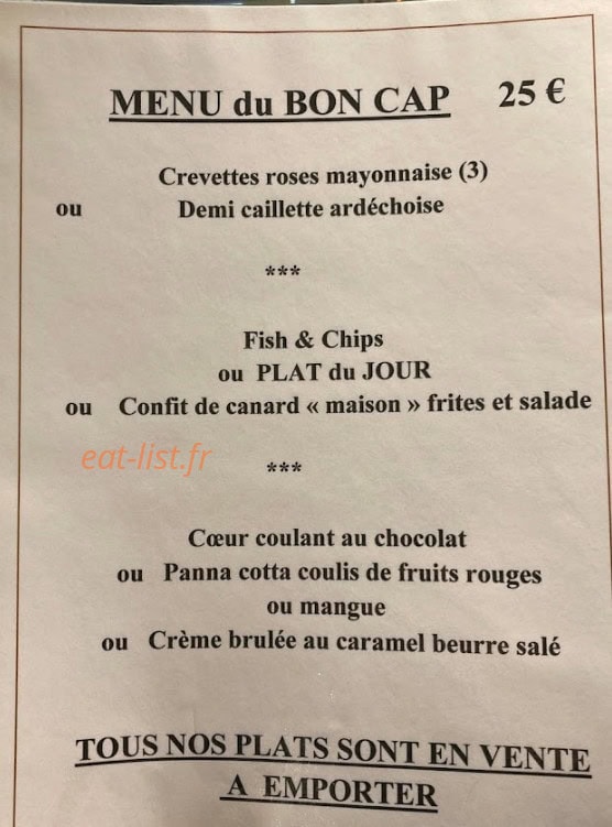 Comptoir du Sud — carte page 2