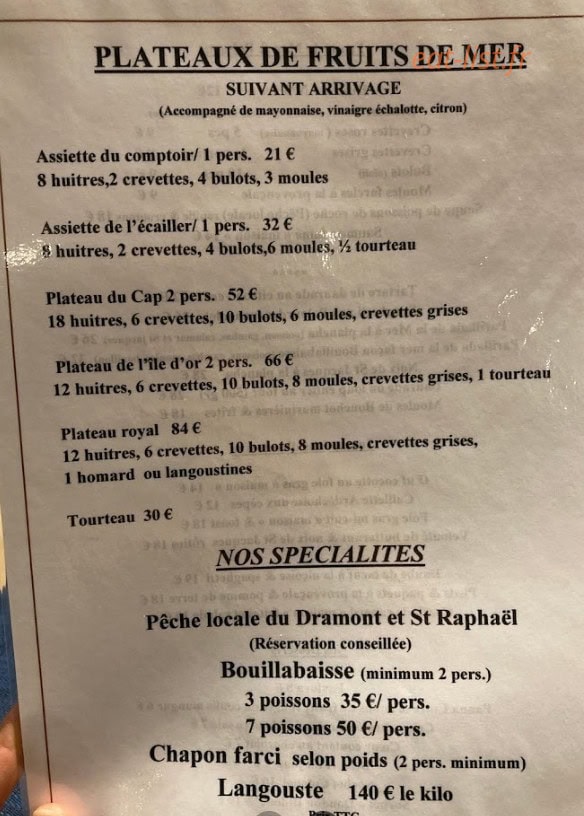 Comptoir du Sud — carte page 1