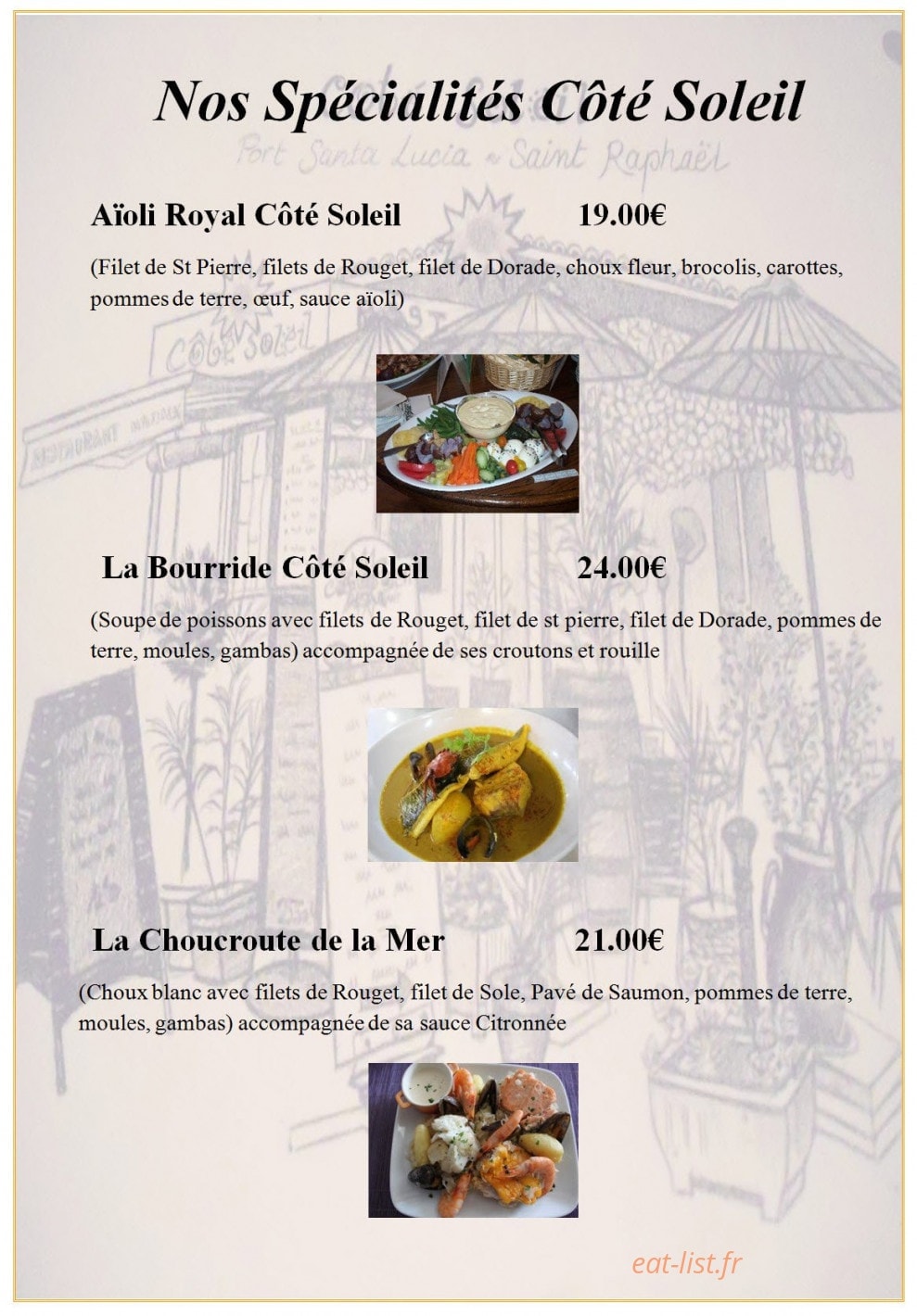 Cote Soleil — carte page 2