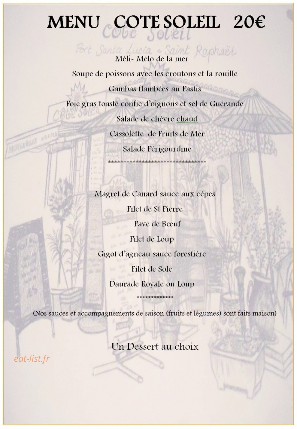 Cote Soleil — carte page 1