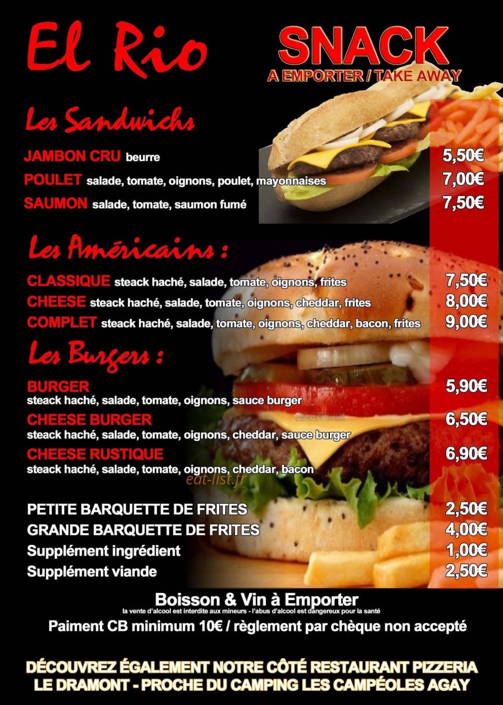 El Rio — carte page 7