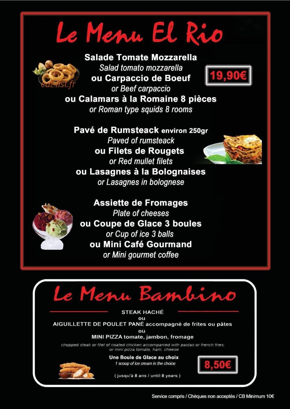El Rio — carte page 11