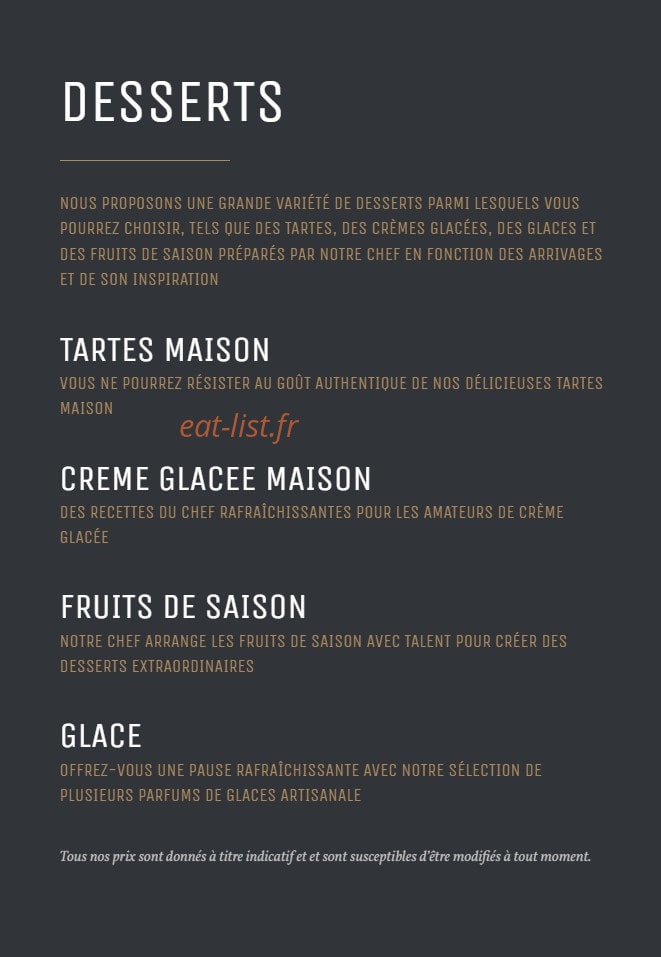 L’Endroit à P’Arts — carte page 3