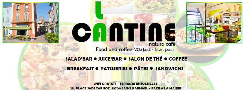 La Cantine — carte page 1