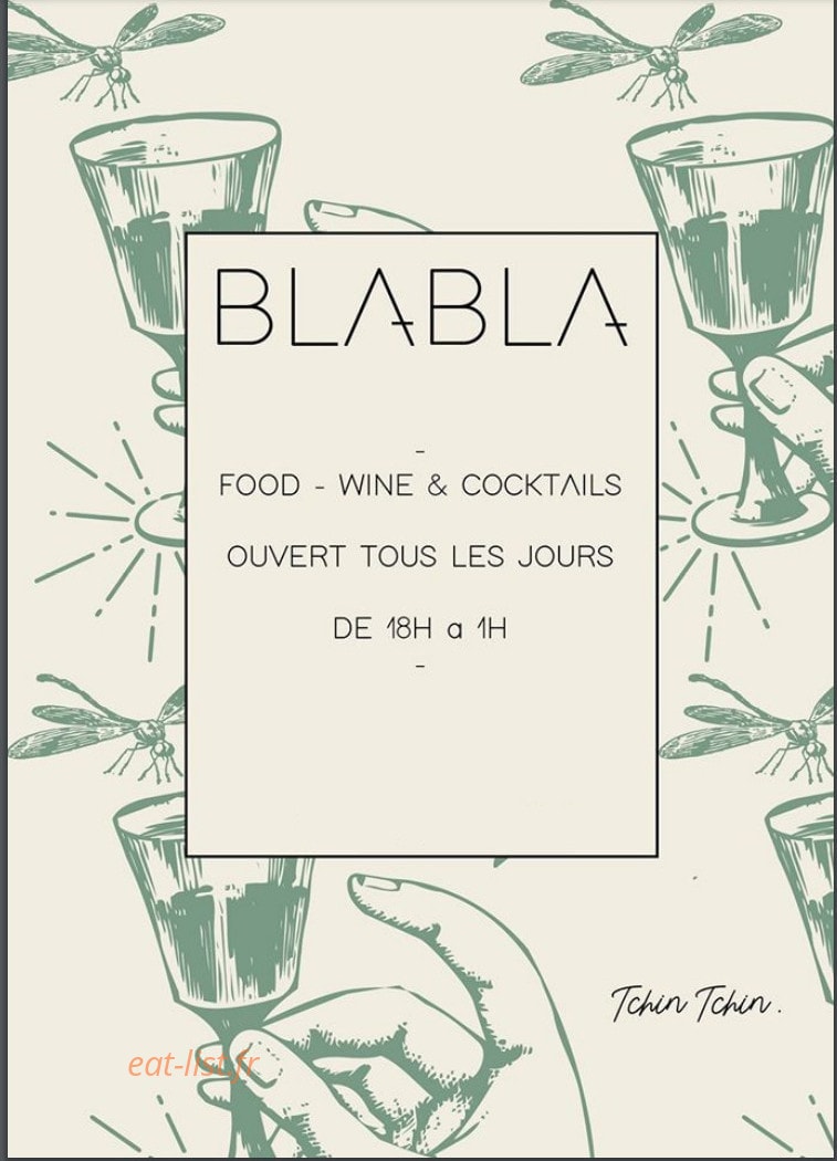 Le Blabla — carte page 1