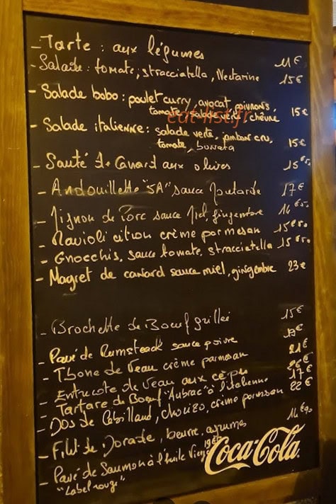 Le Blue Green — carte page 1