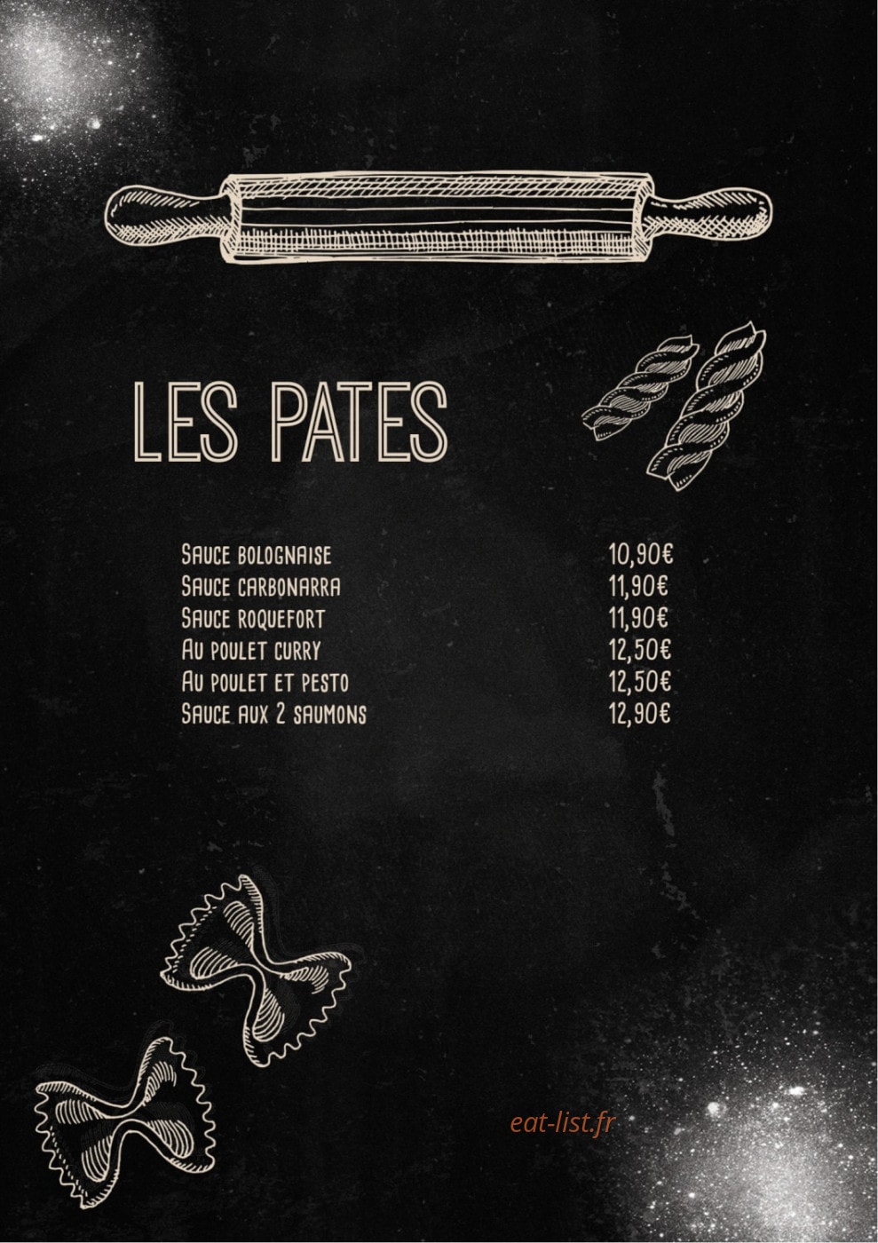 Le Gourmet — carte page 5