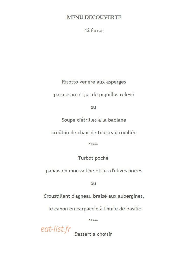 Le Jardin de Sébastien — carte page 2