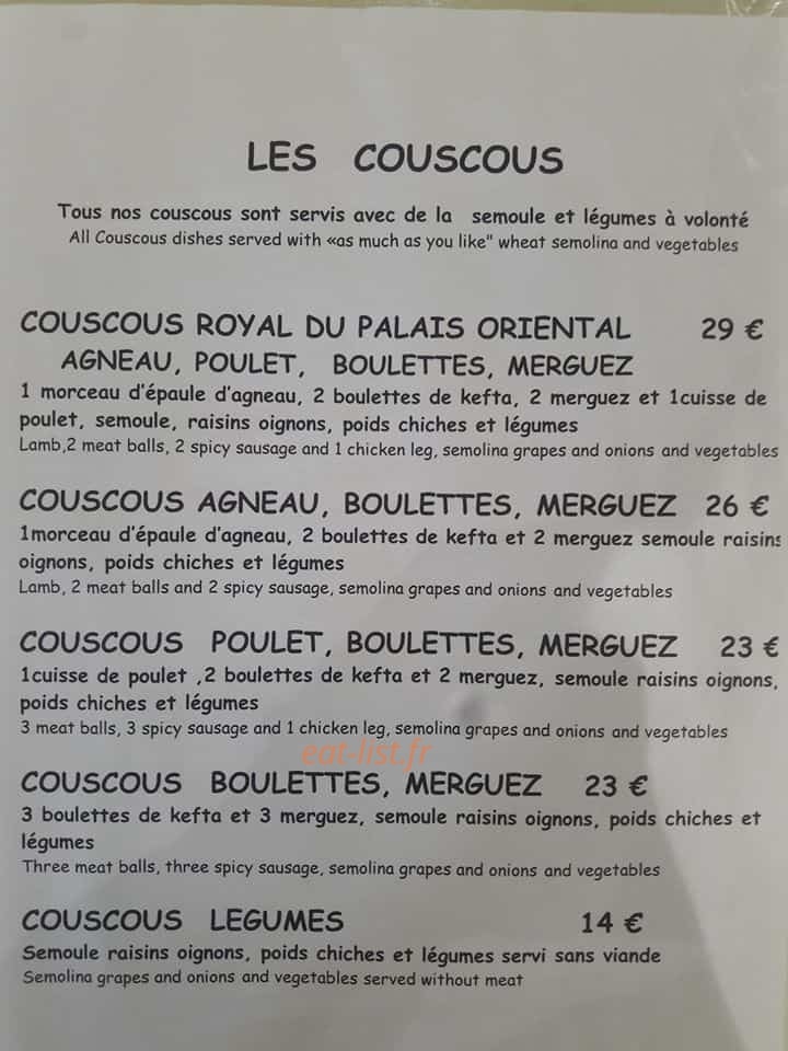 Le Palais Oriental — carte page 3