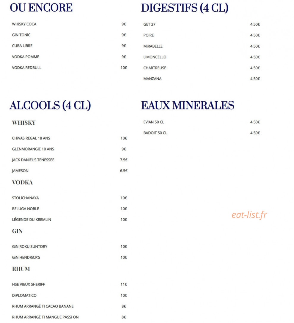 Le Pescadou — carte page 2