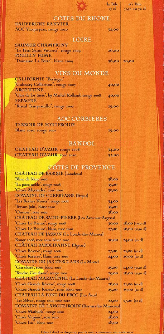 Le Sud — carte page 6