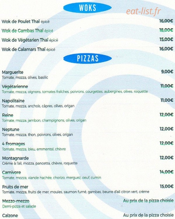 Le Tiki Plage — carte page 3