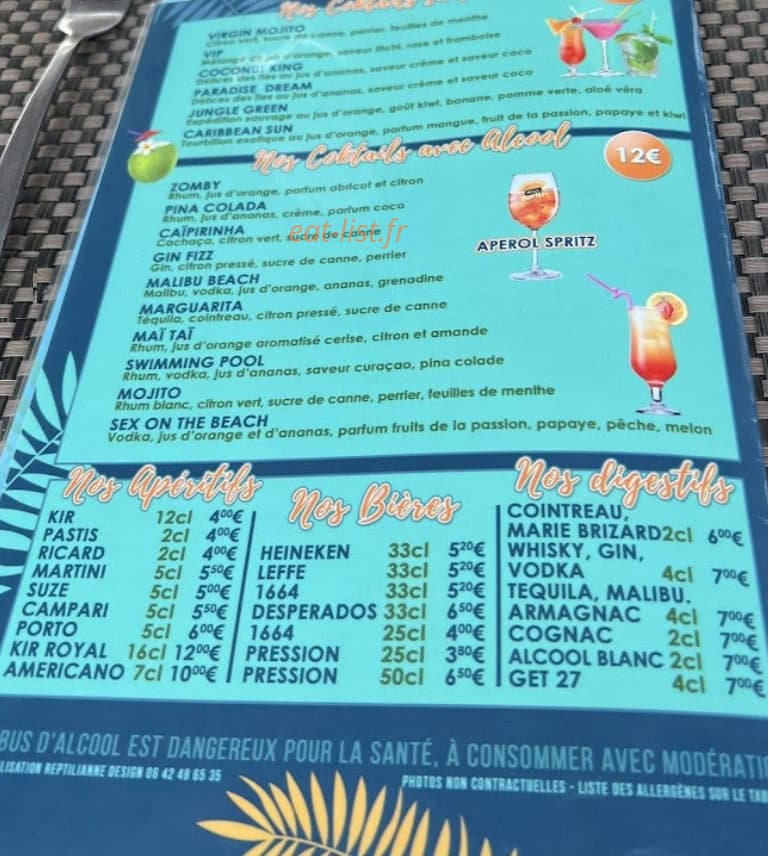 Malibu Plage — carte page 2
