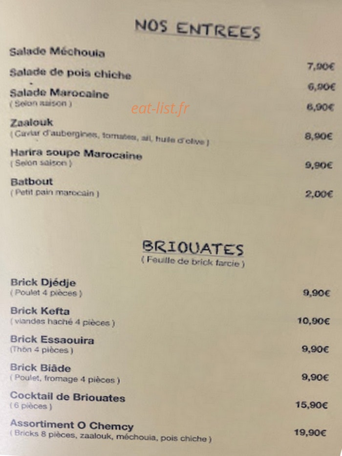 O Chemcy — carte page 1