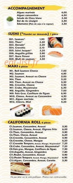 Okome sushi — carte page 4
