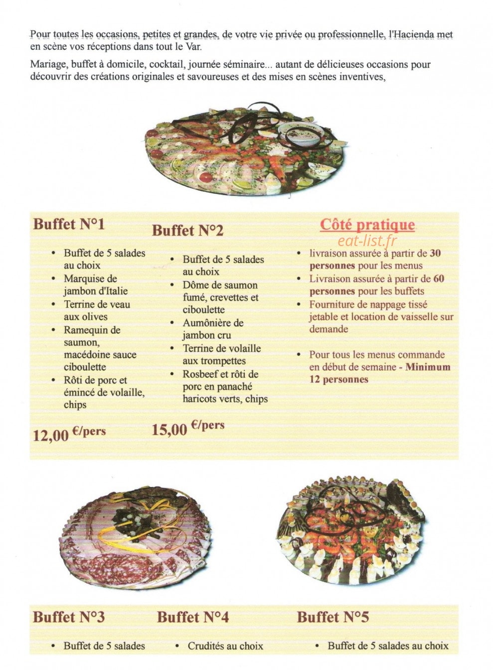 Taiina — carte page 1