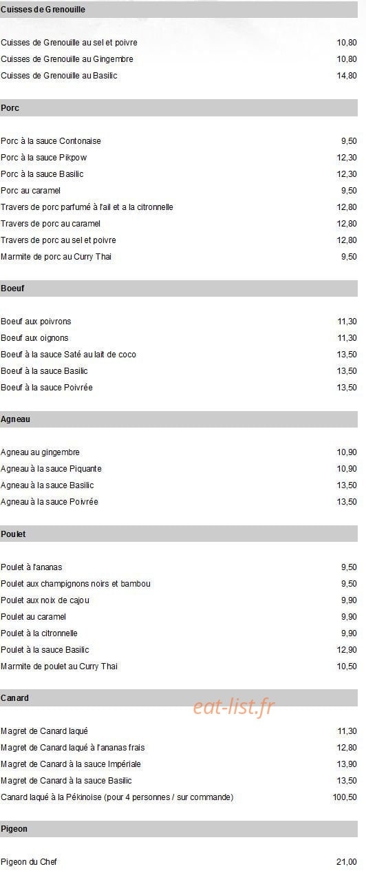 Thai — carte page 6