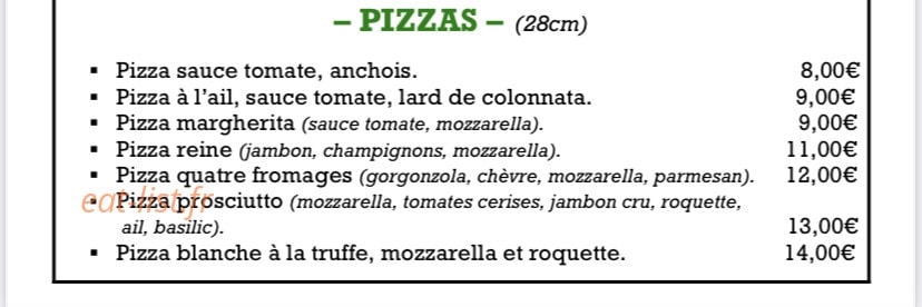 Bistro Pastis — carte page 5