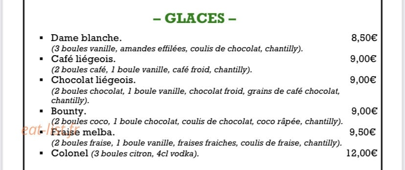 Bistro Pastis — carte page 7