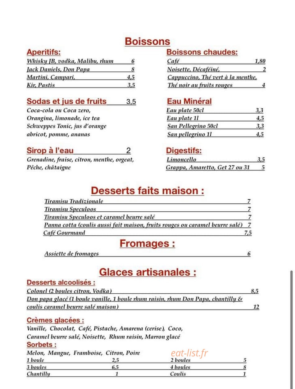 La Trinacria — carte page 5