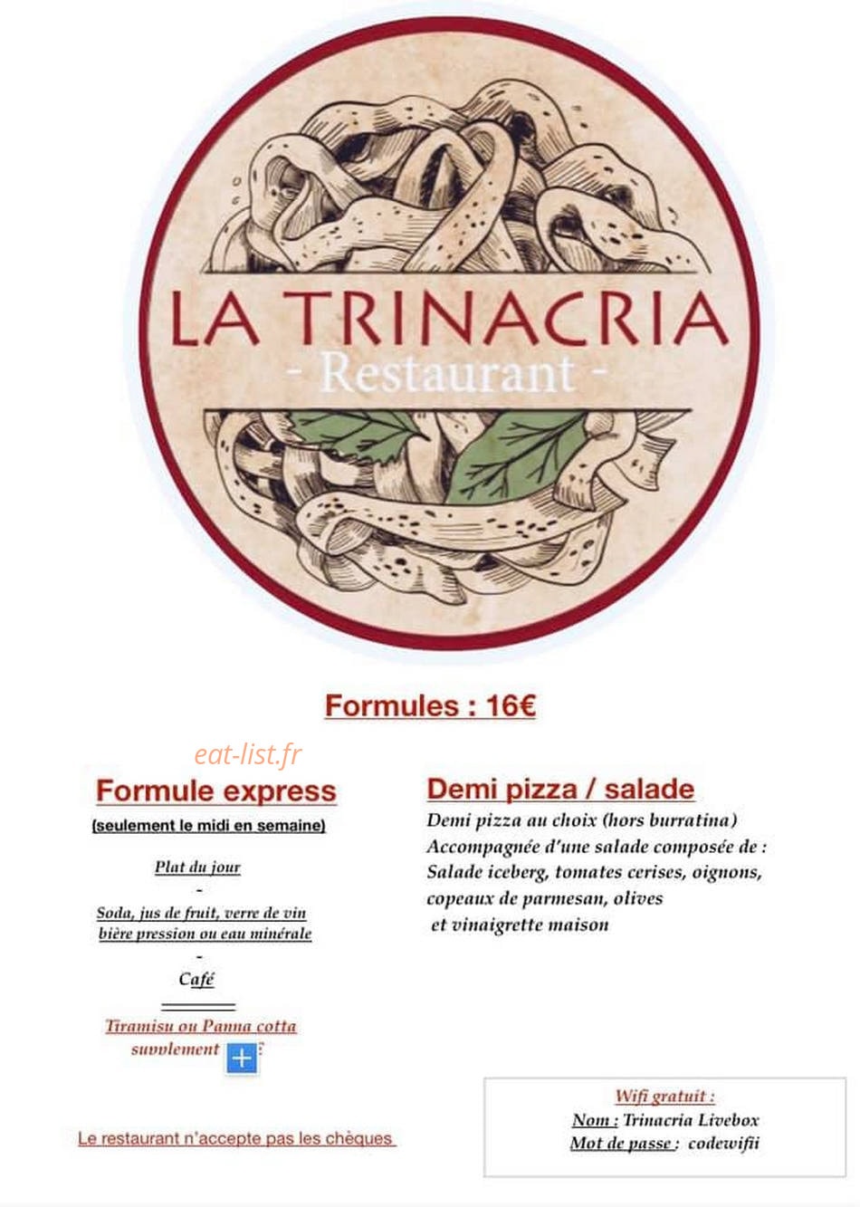 La Trinacria — carte page 4