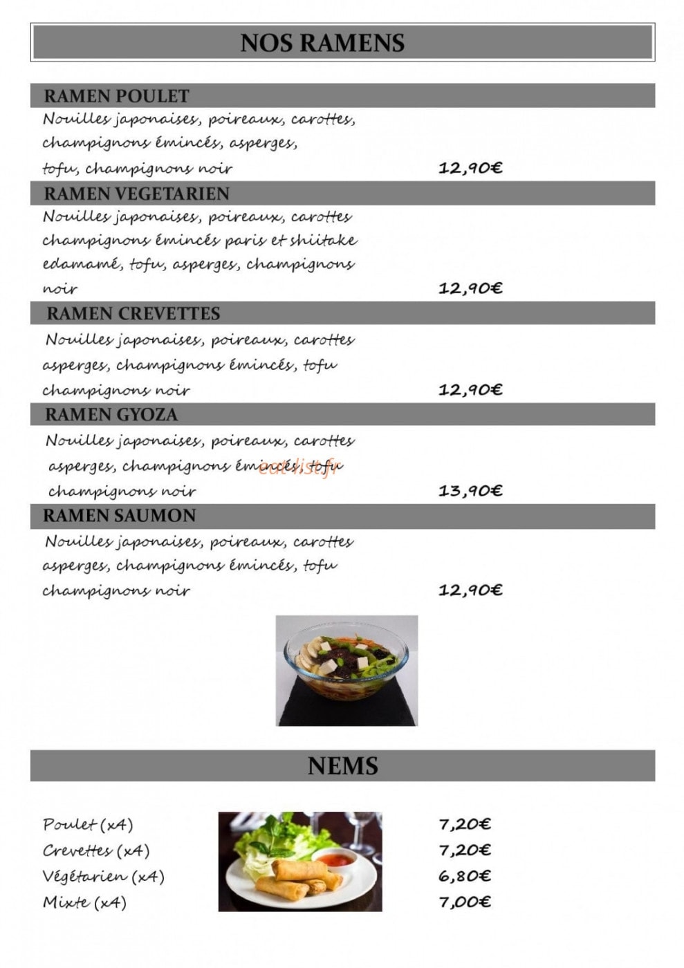 Sushi city's — carte page 10