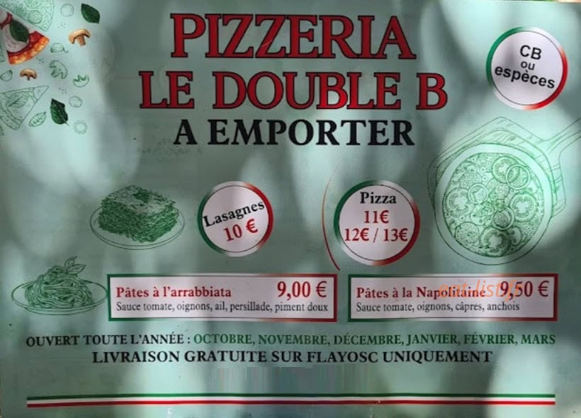 Le double b — carte page 2