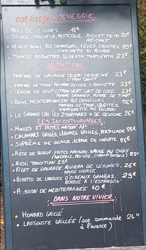 L'Escale — carte page 1
