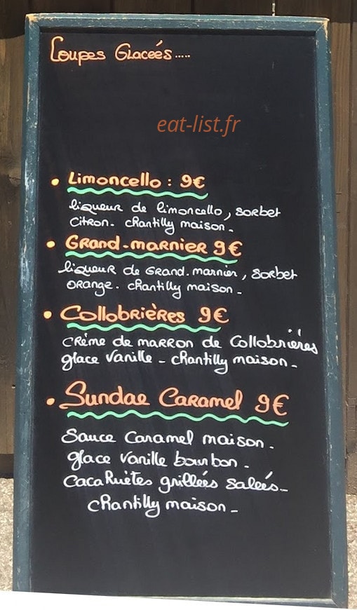 Le Café des Jardiniers — carte page 3