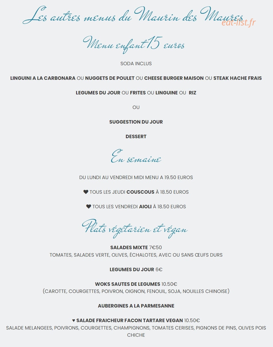 Maurin des Maures — carte page 6