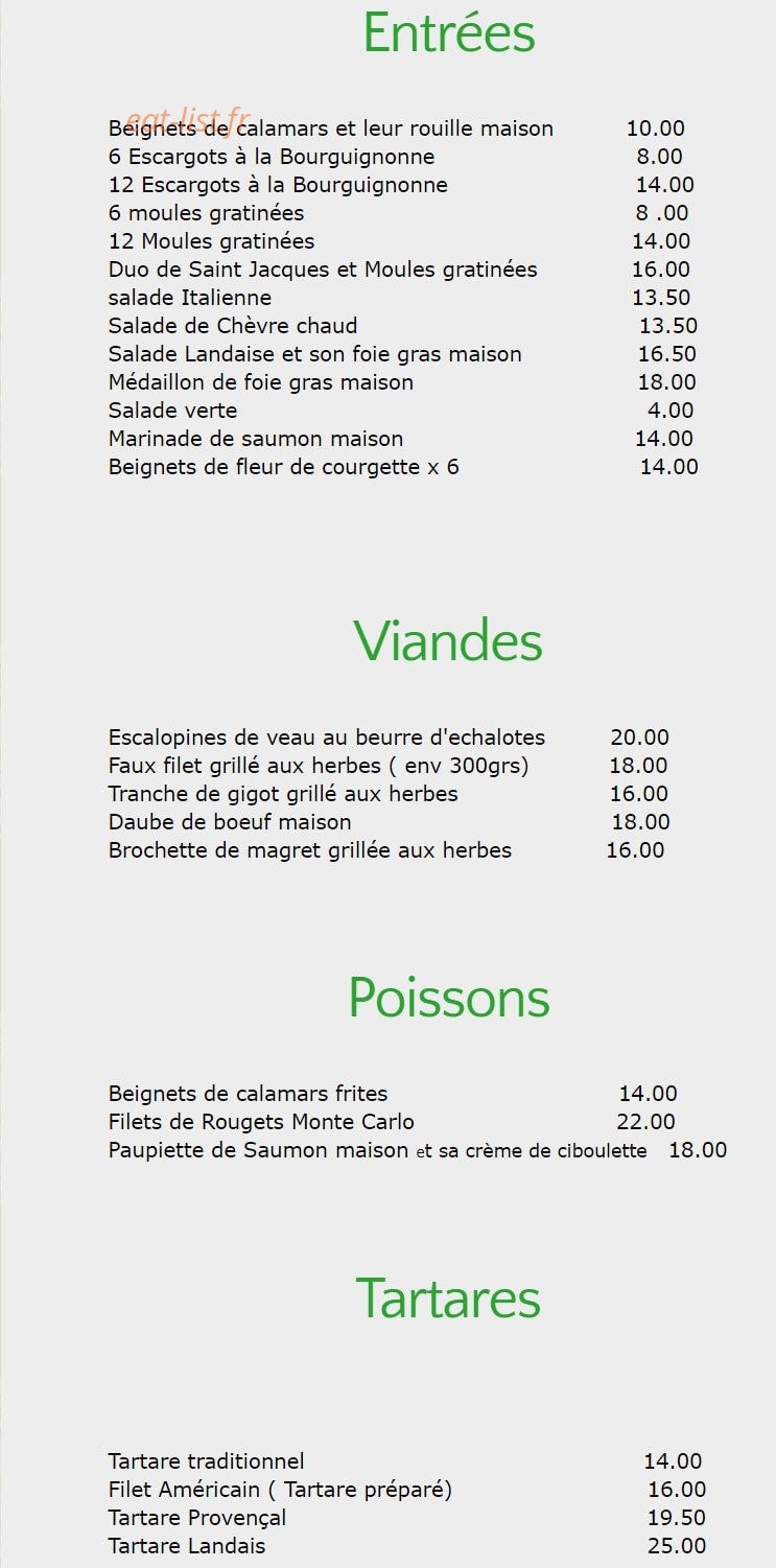 L'Estanco — carte page 2