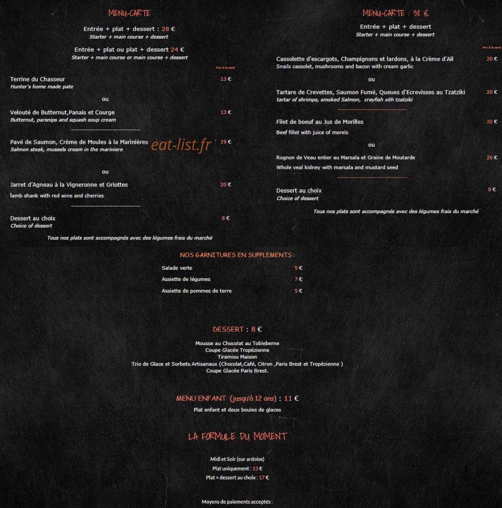 Le Tandem — carte page 1