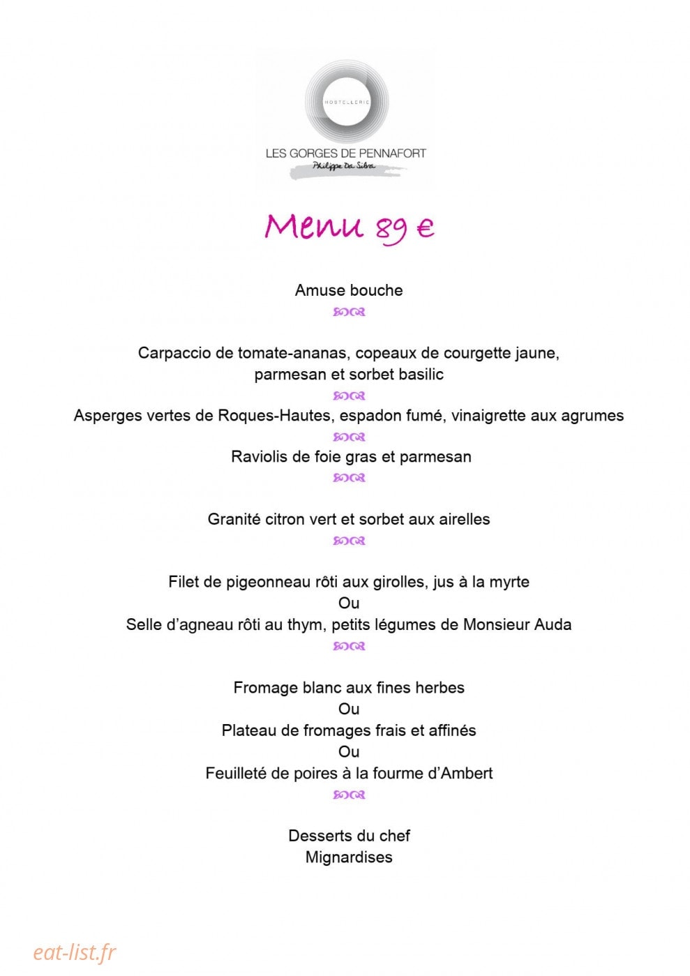 Les Gorges de Pennafort — carte page 2