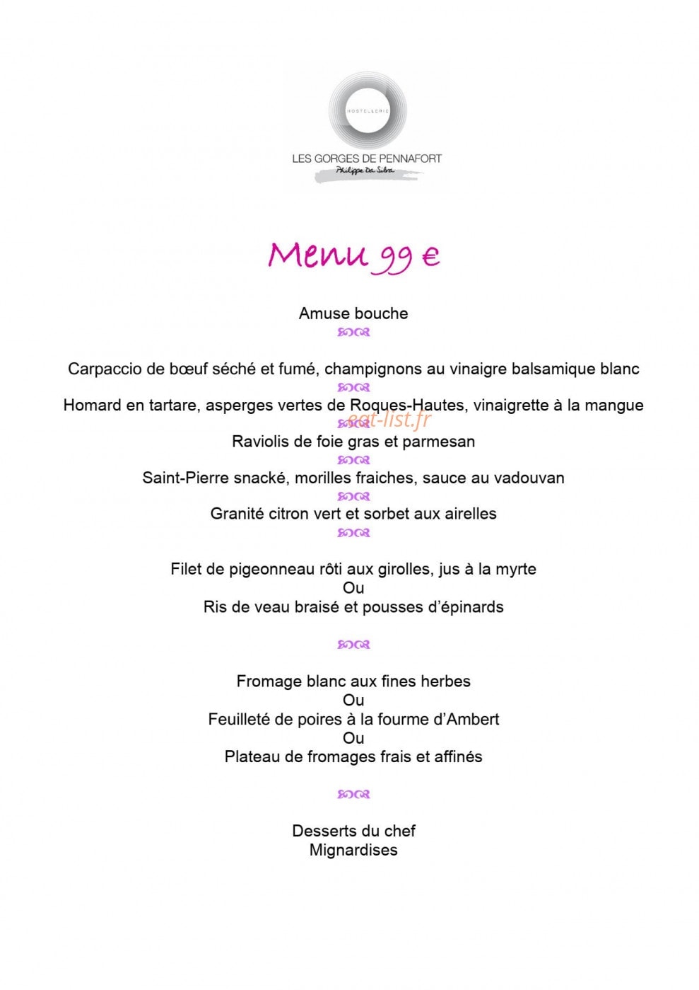Les Gorges de Pennafort — carte page 3